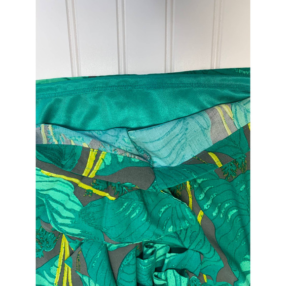 Viva Vena Green Tropical Sun Dress Sz 2 - Picture 5 of 8